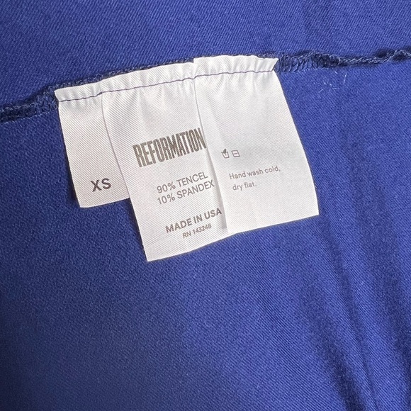 Reformation Scoop Neck Jersey Knit Fit & Flare Midi Dress up - Picture 4 of 6